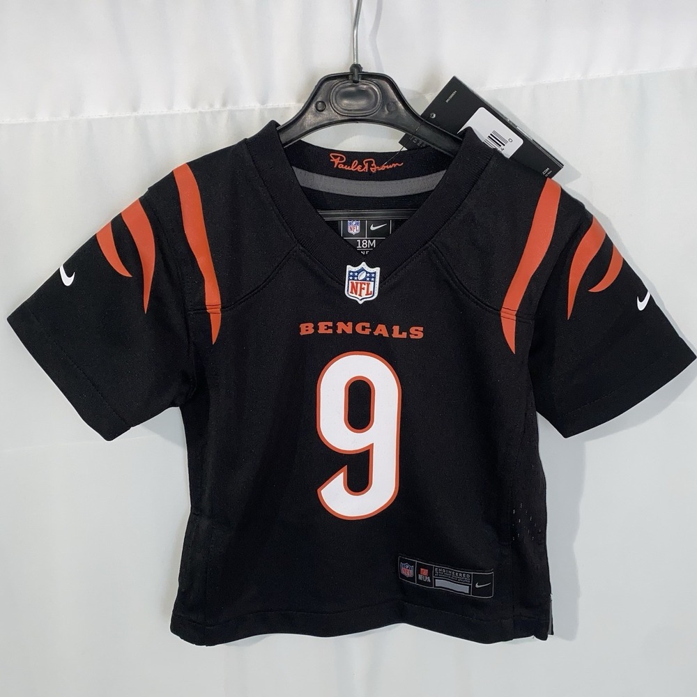 NWT Nike Joe Burrow Cincinnati Bengals Jersey Size‎ 18 Months Baby Toddler 18M